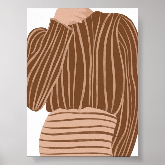Affiche Illustration de mode minimaliste (Devant)