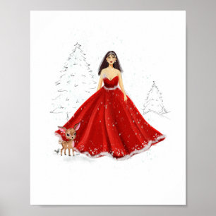 Affiche Illustration de Noël