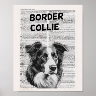 Affiche Illustration de page du dictionnaire des colonnes 