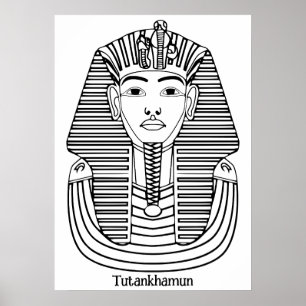 Affiche Illustration de Toutankhamon