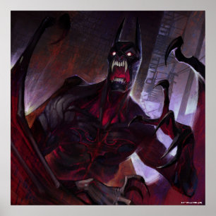 Affiche Illustration de Vampire Batman en crise infinie