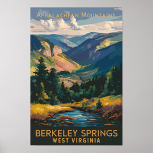Affiche Illustration de voyage d'art vintage de Berkeley S