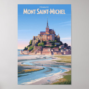 Affiche Illustration de voyage de style artistique vintage
