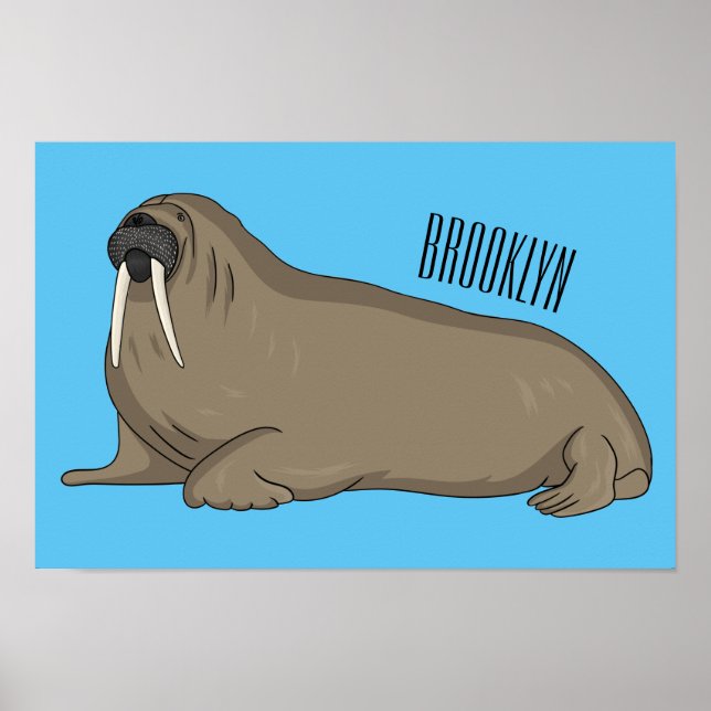 Affiche Illustration de Walrus (Devant)