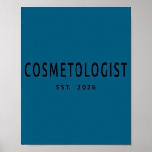 Affiche Illustration d'école de beauté Esthéticienne 2026