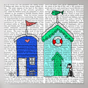 Affiche Illustration des Beach Huts 2