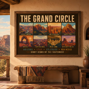 Affiche Illustration des monuments nationaux du Grand Cerc