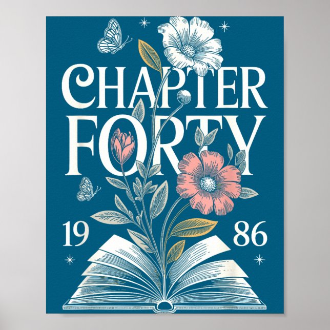 Affiche Illustration du 40e anniversaire Chapitre Quarante (Devant)