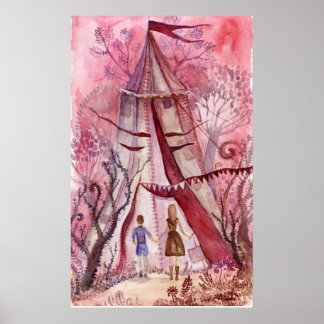 Affiche Illustration du livre de Neil Gaiman