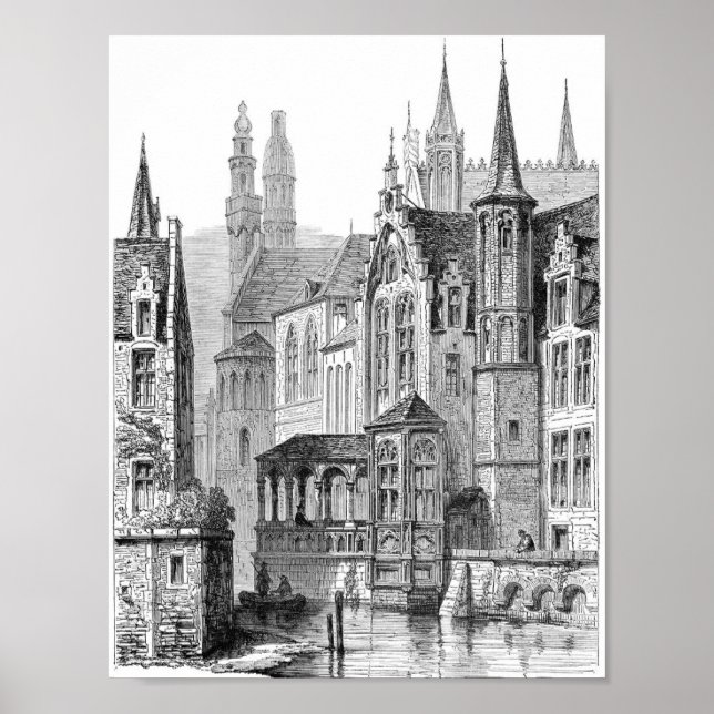 Affiche Illustration du livre vintage (Devant)