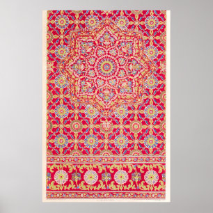 Affiche Illustration du Motif vintage