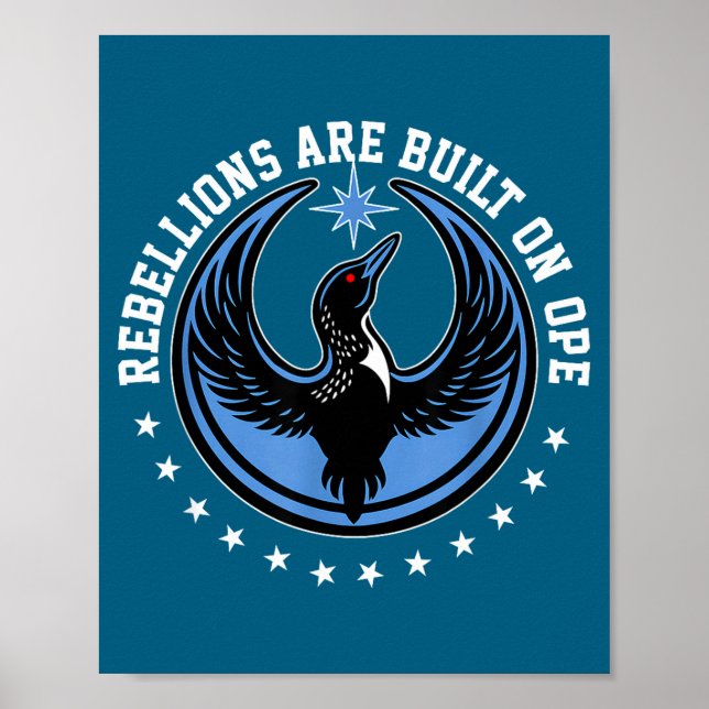 Affiche Illustration du nouveau drapeau de l'État rebelle  (Devant)