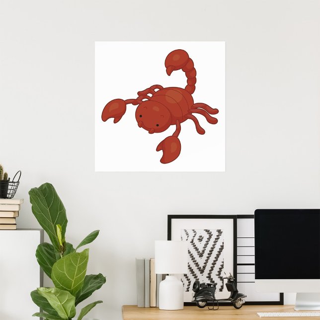 Affiche Illustration du Scorpion rouge (Créateur téléchargé)