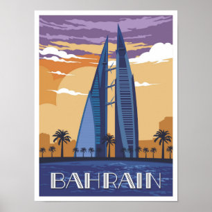 Affiche Illustration du Vintage voyage artistique de Manam