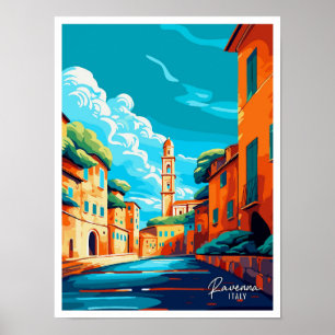 Affiche Illustration du Vintage voyage d'art de Ravenne It