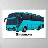 Illustration d'un autobus à passagers moderne