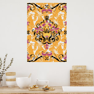 Affiche Illustration florale, durée de vie