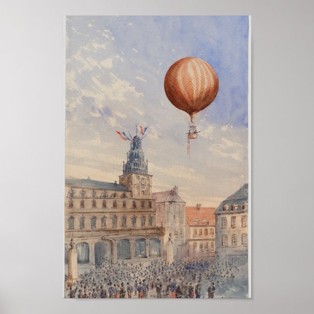 Affiche Illustration France vintage (Devant)