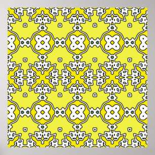Affiche Illustration géométrique Abstraite. Motif. La fin