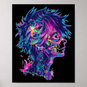 Affiche Illustration graphique Anime Manga