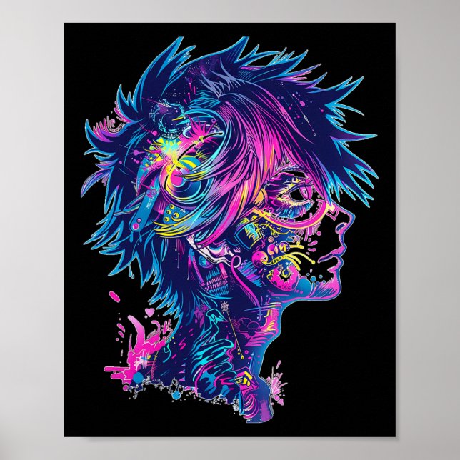 Affiche Illustration graphique Anime Manga (Devant)