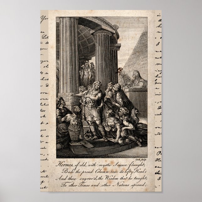 Affiche Illustration Hermes Trismegistos (Devant)