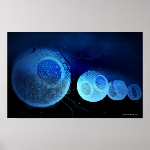 Affiche Illustration luminescente de lipoprotéine lourde