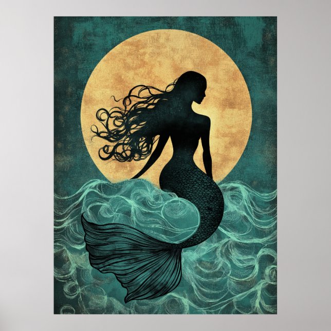 Affiche Illustration Merdmaid (Devant)