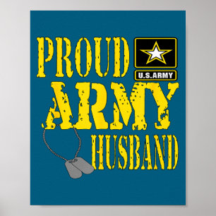 Affiche Illustration Militaire Mari époux Fier Hommes