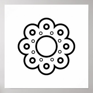 Affiche Illustration minimaliste de l'art populaire scandi