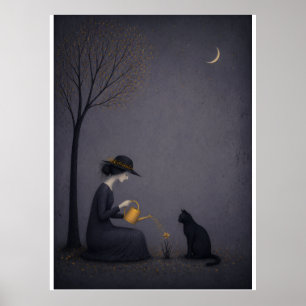 Affiche Illustration minimaliste surréaliste – Femme qui n