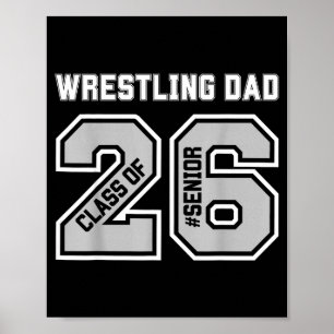Affiche Illustration Papa fier de lutte Senior 2026