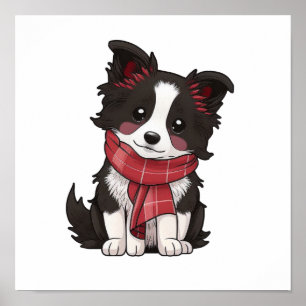Affiche Illustration pour chien de dessin
