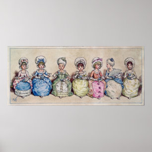 Affiche Illustration pour "le jour de Valentines de St",