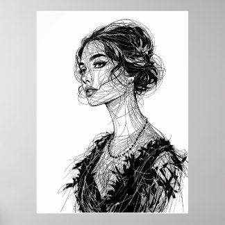 Affiche Illustration Tatjana Patitz