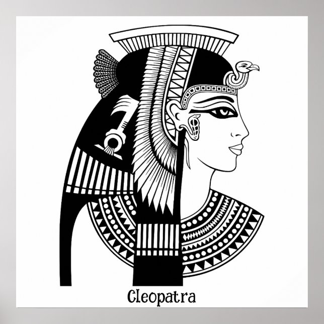 Affiche Illustration vintage de Cleopatra (Devant)