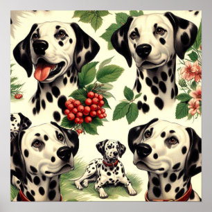 Affiche Illustration vintage de Dalmatie