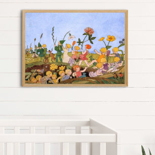 Affiche Illustration vintage de Freddie Langeler