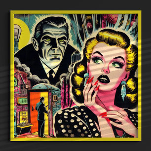 Affiche Illustration vintage de la pâte