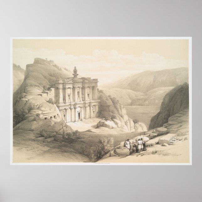 Affiche Illustration vintage de Petra (1849) 2 (Devant)