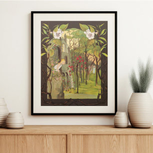 Affiche Illustration vintage de Sibylle von Olfers