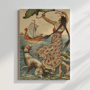 Affiche Illustration vintage Frank C. Pape