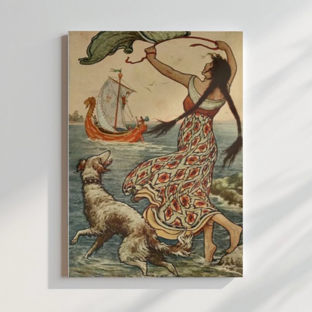 Affiche Illustration vintage Frank C. Pape (Créateur téléchargé)