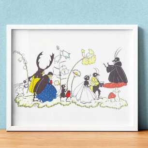 Affiche Illustration vintage par Else Wenz Vietor 