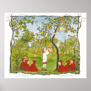 Affiche Illustration vintage par Sibylle Von Olfers 