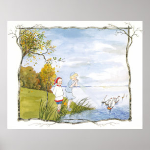 Affiche Illustration vintage par Sibylle Von Olfers Affich