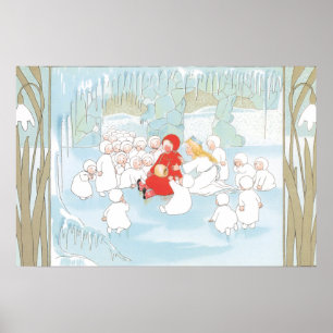 Affiche Illustration vintage par Sibylle Von Olfers Affich