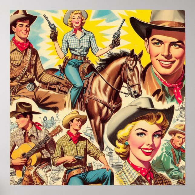 Affiche Illustration vintage Pays sans faille (Devant)