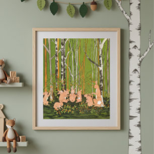 Affiche Illustration vintage Sibylle Von Olfers