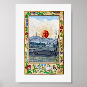 Affiche Illustration vintage Sun